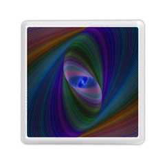 Ellipse Fractal Computer Generated Memory Card Reader (square)  by Amaryn4rt