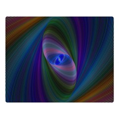 Ellipse Fractal Computer Generated Double Sided Flano Blanket (large)  by Amaryn4rt