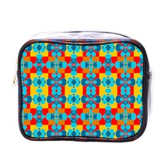 Pop Art Abstract Design Pattern Mini Toiletries Bags by Amaryn4rt