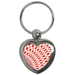 Graphics Pattern Design Abstract Key Chains (Heart) 