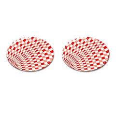 Graphics Pattern Design Abstract Cufflinks (Oval)