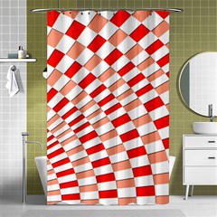 Graphics Pattern Design Abstract Shower Curtain 48  x 72  (Small) 