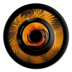 Fractal Mathematics Abstract Magnet 5  (round) by Amaryn4rt