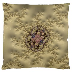 Fractal Art Colorful Pattern Large Flano Cushion Case (two Sides) by Amaryn4rt