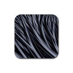 Fractal Mathematics Abstract Rubber Coaster (square) 