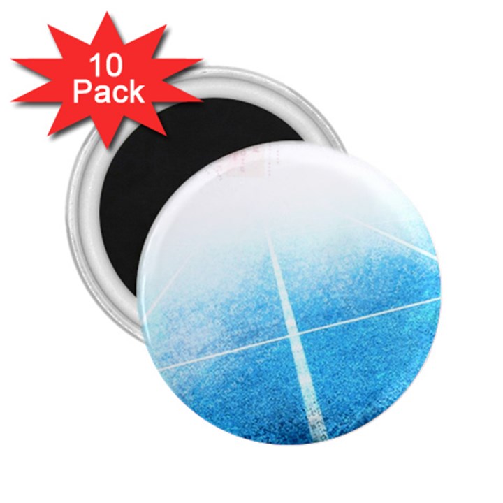 Court Sport Blue Red White 2.25  Magnets (10 pack) 