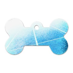 Court Sport Blue Red White Dog Tag Bone (one Side) by Amaryn4rt