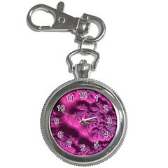 Fractal Artwork Pink Purple Elegant Key Chain Watches by Amaryn4rt