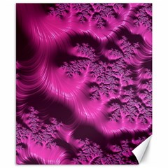 Fractal Artwork Pink Purple Elegant Canvas 8  X 10  by Amaryn4rt