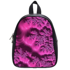 Fractal Artwork Pink Purple Elegant School Bags (small)  by Amaryn4rt