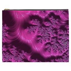 Fractal Artwork Pink Purple Elegant Cosmetic Bag (xxxl)  by Amaryn4rt