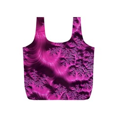 Fractal Artwork Pink Purple Elegant Full Print Recycle Bags (s)  by Amaryn4rt