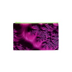 Fractal Artwork Pink Purple Elegant Cosmetic Bag (xs) by Amaryn4rt