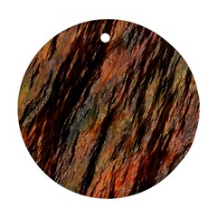 Texture Stone Rock Earth Ornament (round) by Amaryn4rt