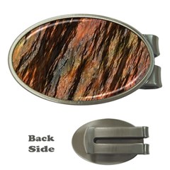 Texture Stone Rock Earth Money Clips (oval)  by Amaryn4rt