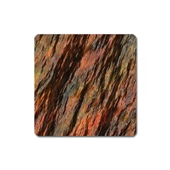 Texture Stone Rock Earth Square Magnet by Amaryn4rt