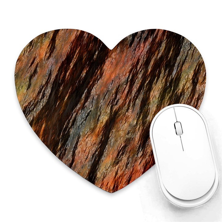 Texture Stone Rock Earth Heart Mousepads