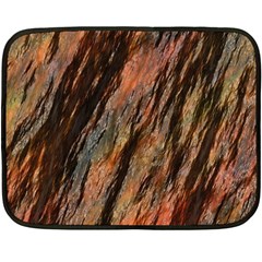 Texture Stone Rock Earth Double Sided Fleece Blanket (mini)  by Amaryn4rt