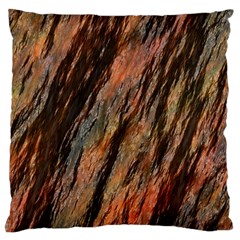 Texture Stone Rock Earth Large Cushion Case (two Sides) by Amaryn4rt