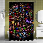 Network Integration Intertwined Shower Curtain 48  x 72  (Small)  Curtain(48  X 72 ) - 42.18 x64.8  Curtain(48  X 72 )