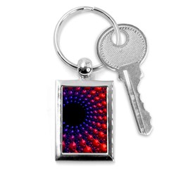 Fractal Mathematics Abstract Key Chains (rectangle)  by Amaryn4rt