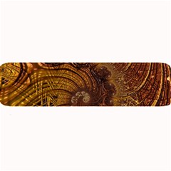 Copper Caramel Swirls Abstract Art Large Bar Mats by Amaryn4rt