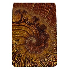 Copper Caramel Swirls Abstract Art Flap Covers (s)  by Amaryn4rt