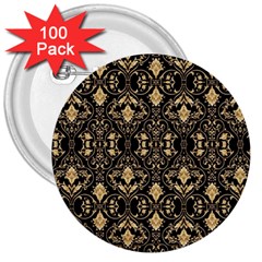 Wallpaper Wall Art Art Architecture 3  Buttons (100 Pack)  by Amaryn4rt