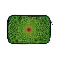 Green Fractal Simple Wire String Apple Ipad Mini Zipper Cases by Amaryn4rt