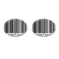 Code Data Digital Register Cufflinks (oval) by Amaryn4rt