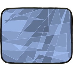 Lines Shapes Pattern Web Creative Fleece Blanket (mini) by Amaryn4rt