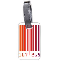 Code Data Digital Register Luggage Tags (one Side)  by Amaryn4rt