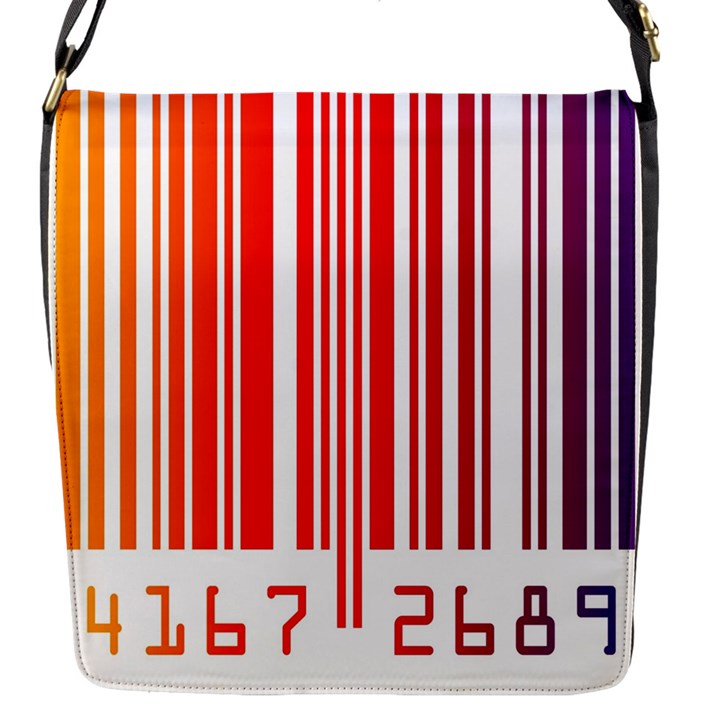 Code Data Digital Register Flap Messenger Bag (S)