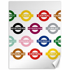 Underground Signs Tube Signs Canvas 12  X 16  