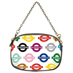 Underground Signs Tube Signs Chain Purses (two Sides) 