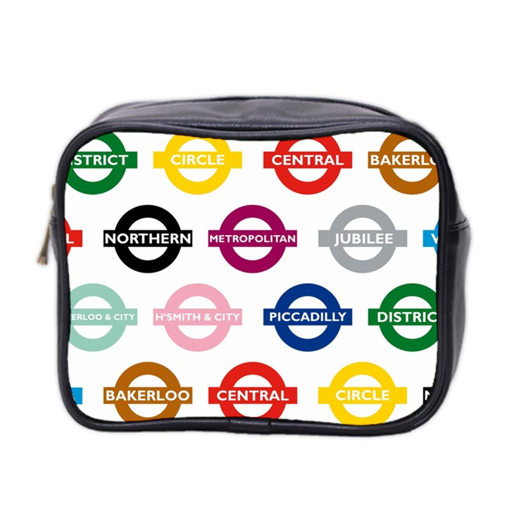 Underground Signs Tube Signs Mini Toiletries Bag 2-Side