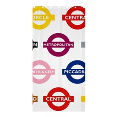 Underground Signs Tube Signs Shower Curtain 36  X 72  (stall)  by Amaryn4rt