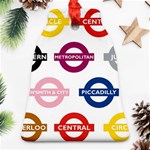 Underground Signs Tube Signs Ornament (Bell) Front