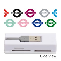 Underground Signs Tube Signs Memory Card Reader (stick)  by Amaryn4rt