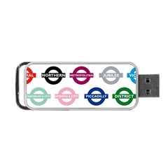 Underground Signs Tube Signs Portable Usb Flash (two Sides) by Amaryn4rt