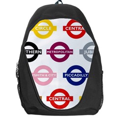 Underground Signs Tube Signs Backpack Bag