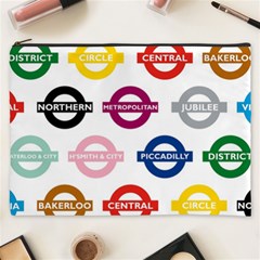 Underground Signs Tube Signs Cosmetic Bag (xxxl)  by Amaryn4rt