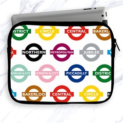 Underground Signs Tube Signs Apple Ipad 2/3/4 Zipper Cases by Amaryn4rt