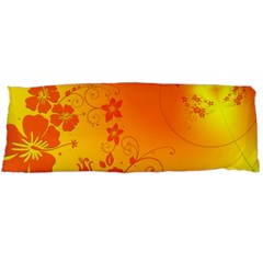 Flowers Floral Design Flora Yellow Body Pillow Case (dakimakura) by Amaryn4rt