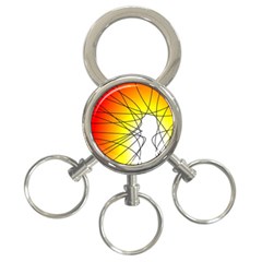 Spirituality Man Origin Lines 3-ring Key Chains by Amaryn4rt