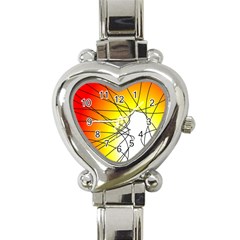 Spirituality Man Origin Lines Heart Italian Charm Watch by Amaryn4rt