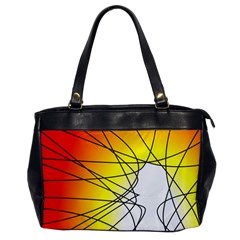 Spirituality Man Origin Lines Office Handbags by Amaryn4rt