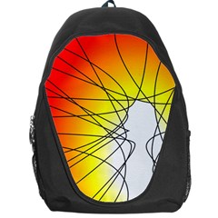 Spirituality Man Origin Lines Backpack Bag