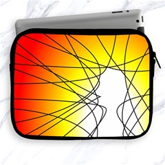 Spirituality Man Origin Lines Apple Ipad 2/3/4 Zipper Cases by Amaryn4rt