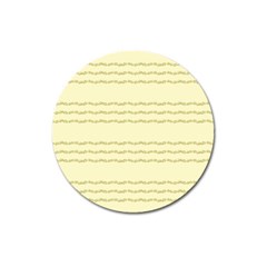 Background Pattern Lines Magnet 3  (round)